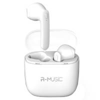 R-MUSIC RM483683 Blanc (Casque audio/Sans fil)