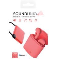 SOUNDUNIQ TWS Pink Powerbank Pack (Casque audio/Sans fil)