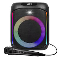 Playbox Enceintes Hifi Sans Fil Bluetooth USB Télécommande Noir